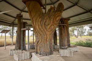 Collymongle Carved Trees